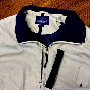 Mackintosh Men’s Jacket Tan Rain Coat Full zip Size XL